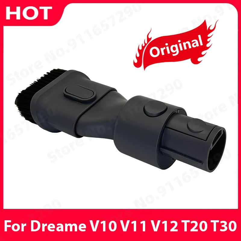 لأجزاء فرشاة أداة Dreame، فرشاة شفط مسطحة اثنين في واحد لملحقات Dreame V10 V11 V12 T20 T30