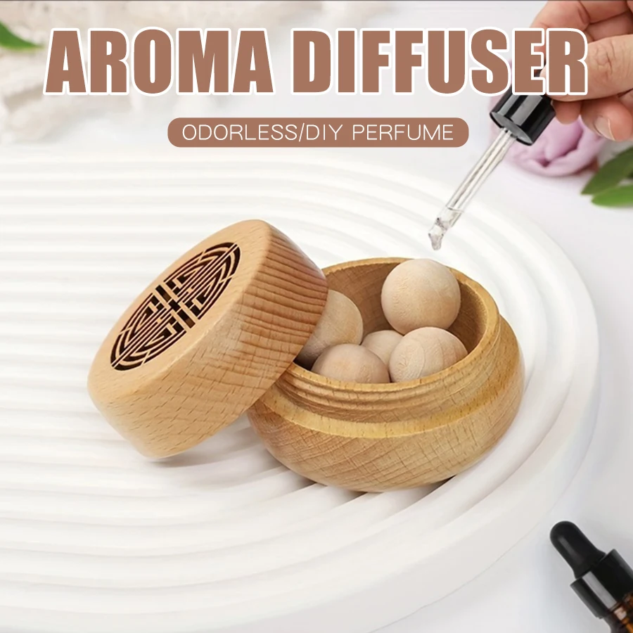 صندوق عطري قديم محمول بدون عطر يمكنك صنعه بنفسك صندوق خشبي ناشر رائحة عناصر ديكورات غرفة المعيشة وغرفة النوم وإكسسوارات المنزل للسيارة