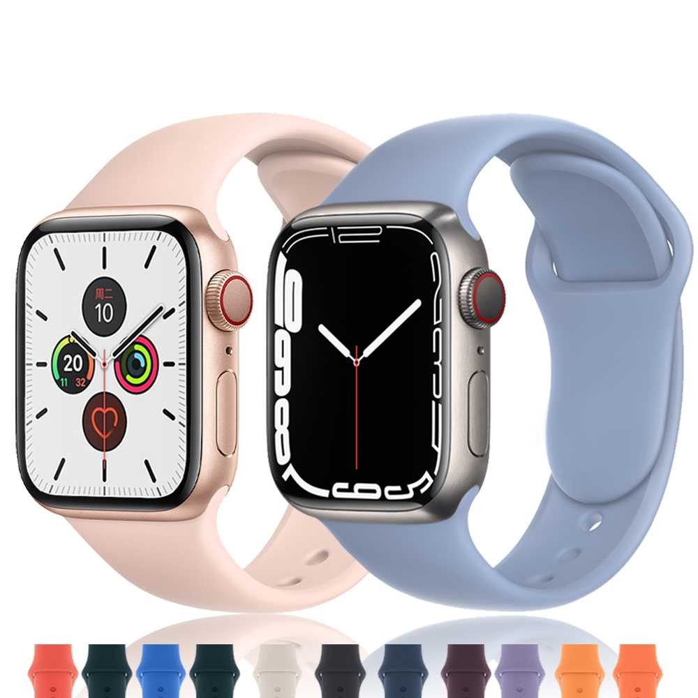 سوار سيليكون 45mm 44mm 41mm