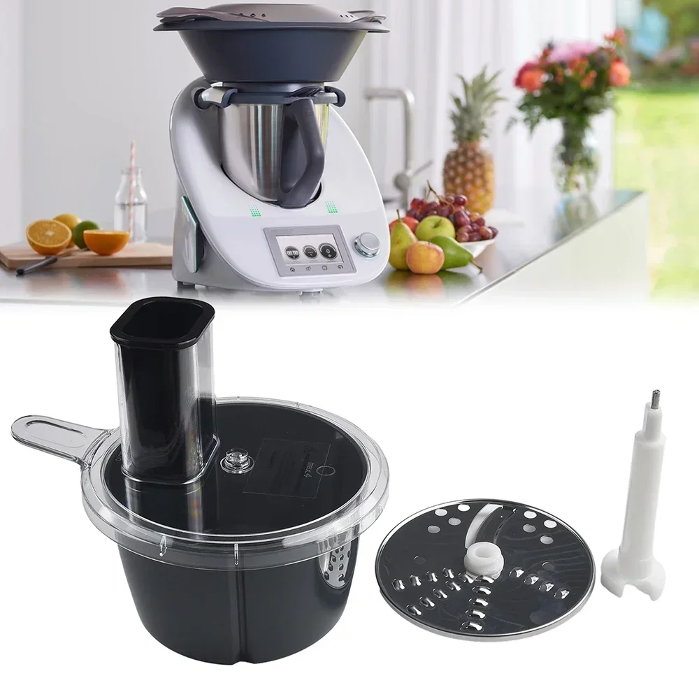 محضر الطعام حاوية المطبخ القاطع عدة ل Thermomix TM5 TM6 الطبخ مهروسة تقطيع تقطيع القرص صينية تقطيع ملحق