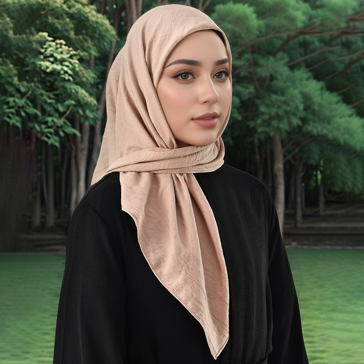 90*90 سنتيمتر رقيقة لينة أوشحة مربعة للنساء البساطة بلون القطن الكتان الحجاب مسلم الإناث الحجاب حقيبة الملحقات