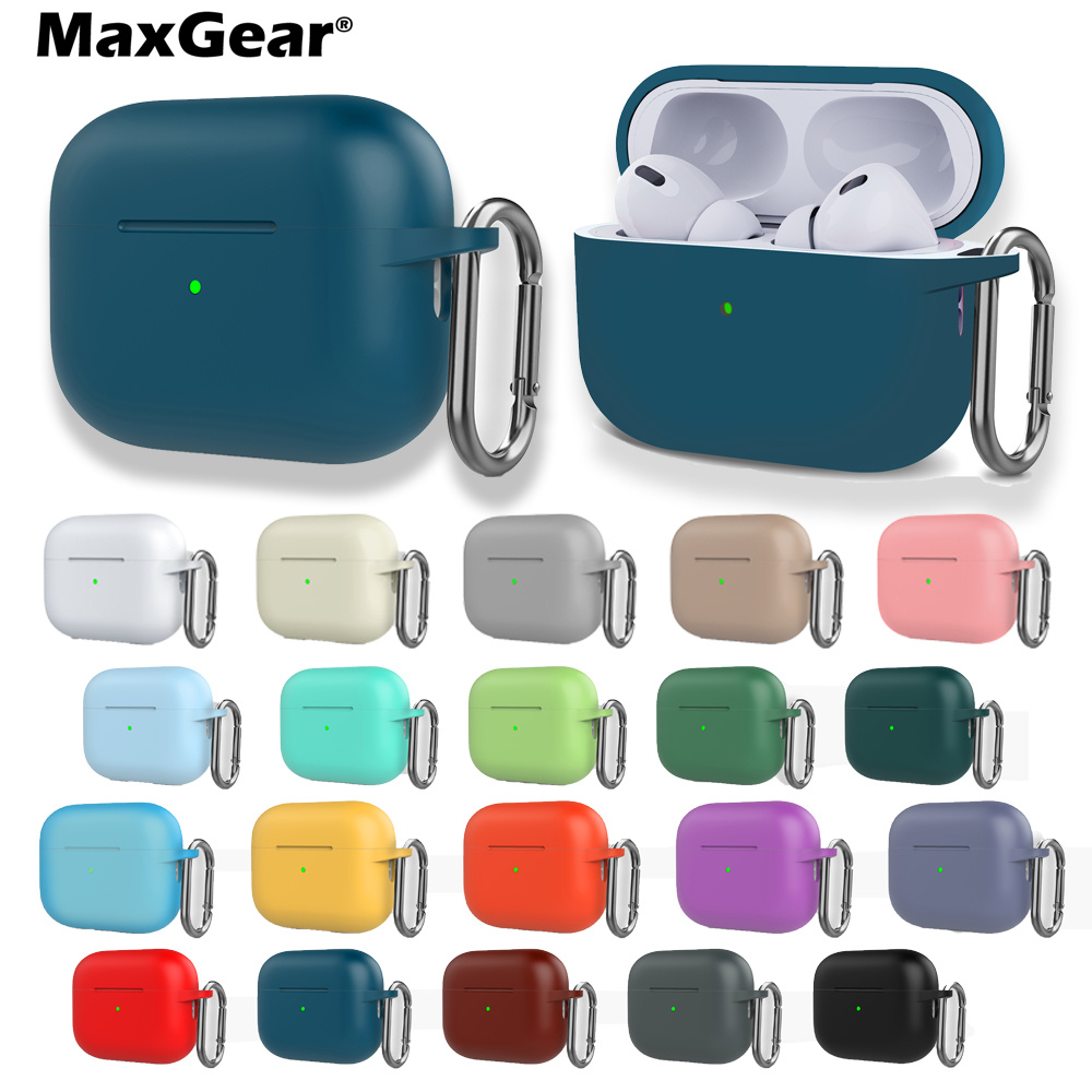 حافظات سماعات أذن من السيليكون لأجهزة Airpods 4 1/2، حافظة Airpods 3 لسماعات الرأس حافظة واقية لأجهزة Apple Airpods Pro 2 Airpods