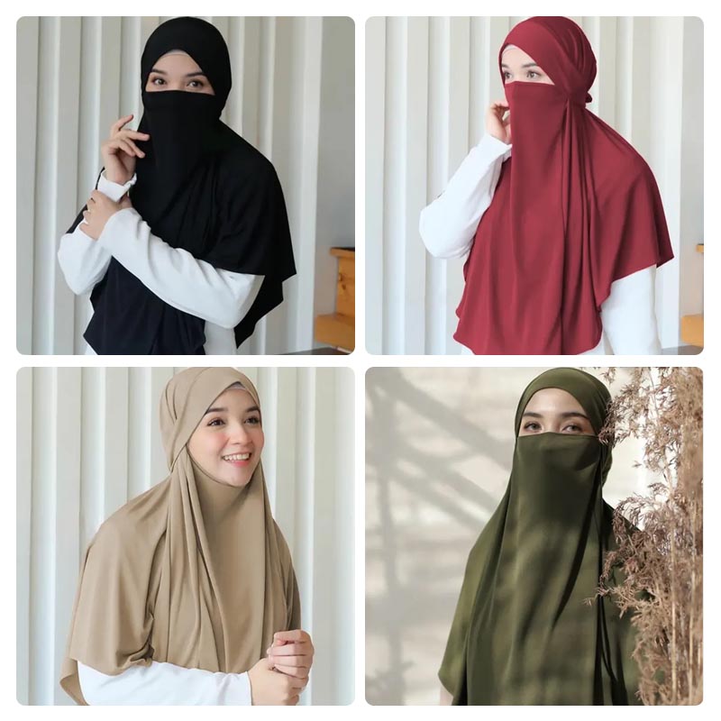 كبير عادي مسلم العرقية وشاح المرأة الحجاب الإسلامي مسلم الحجاب لحظة عمامة العربية وشاح خيمار أغطية الرأس (FRNT56CM، BK90CM)