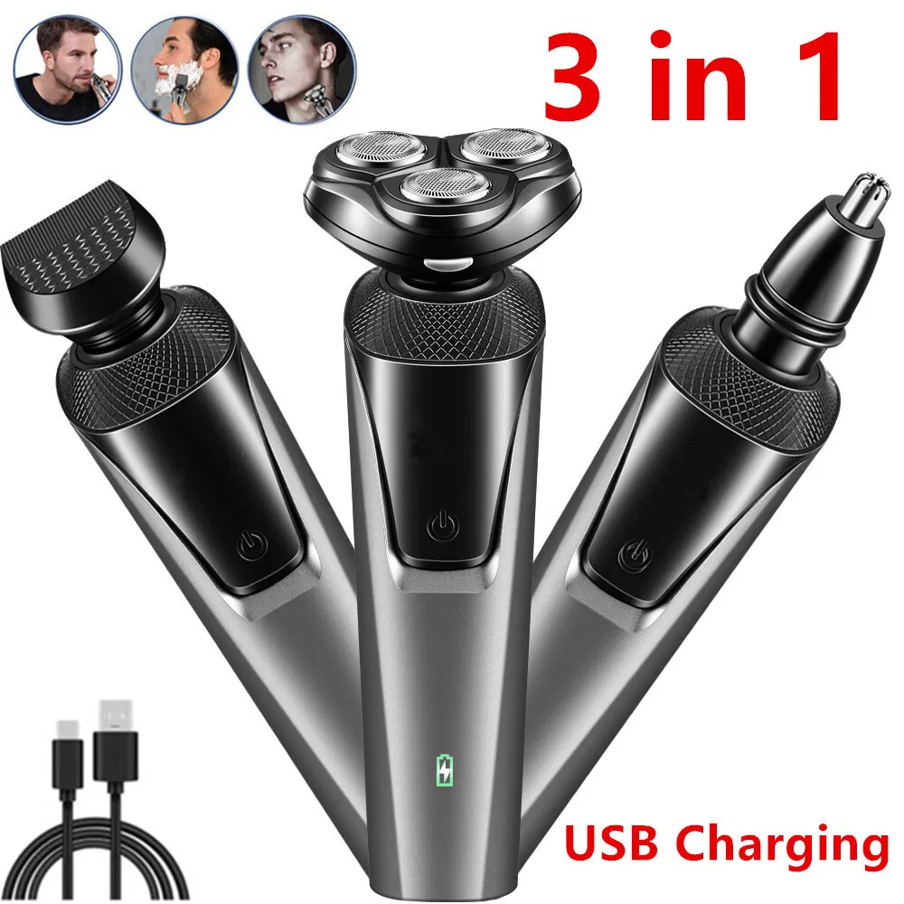 مقص ذقن محترف 3 في 1 شحن USB