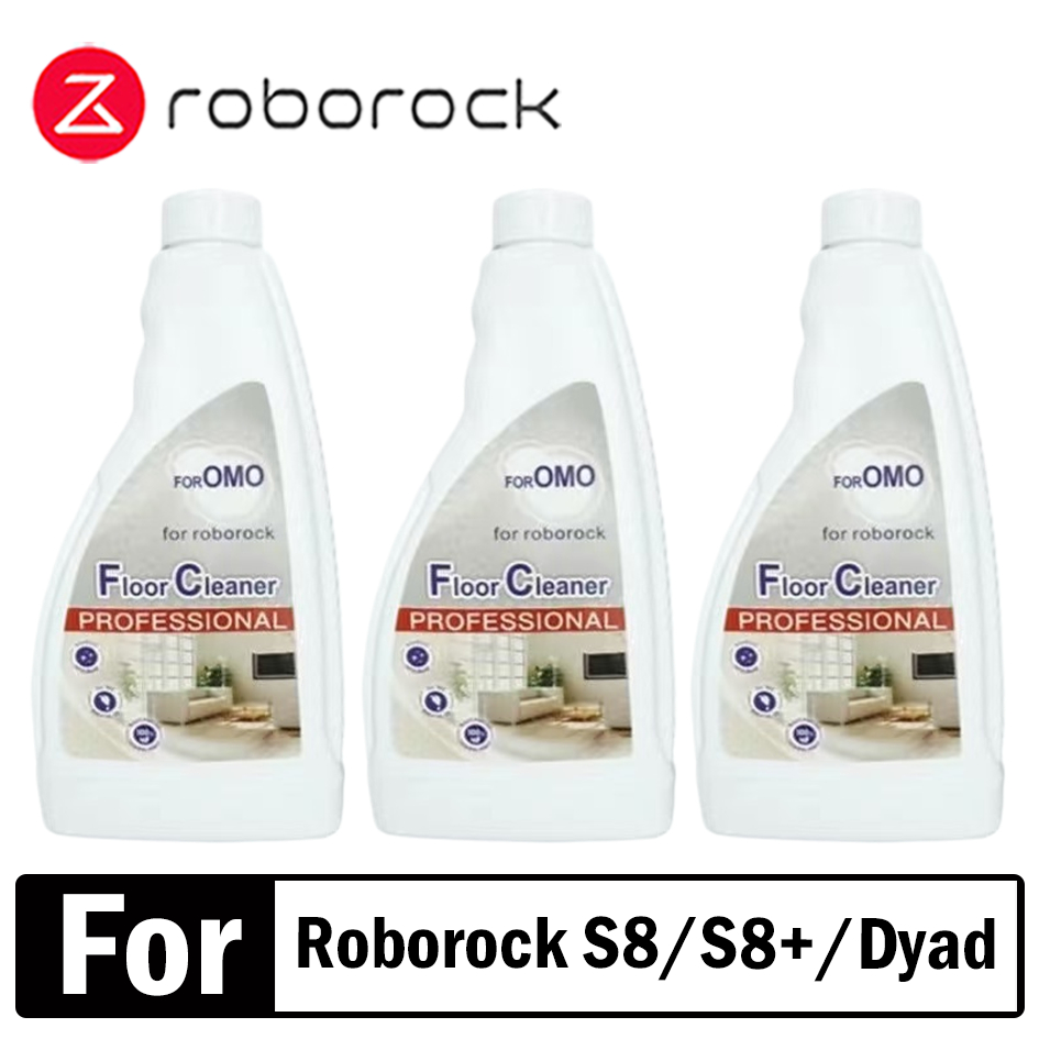 480 مللي حل تنظيف الأرضيات لـ Roborock S8 Pro Ultra/S7 MaxV Ultra/Dyad/S7 أجزاء المكنسة الكهربائية مماسح روبوت مضادة للبكتيريا OMO