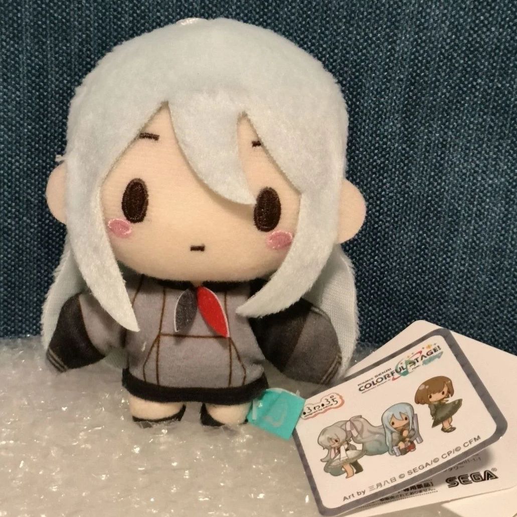 10 سنتيمتر PJSK مشروع Sekai Yoisaki Kanade محشوة بلوشي قلادة Kusanagi Nene Kawaii حقائب الظهر الحلي أفخم المفاتيح اللعب هدية