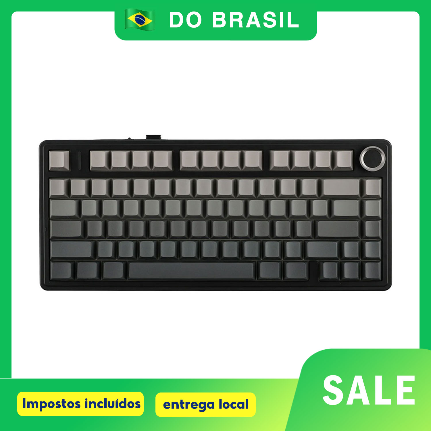 AULA F75 لوحة المفاتيح الميكانيكية اللاسلكية Hotswap Gasket لوحة مفاتيح الألعاب تخطيط 75% للكمبيوتر الشخصي لأجهزة الكمبيوتر المحمول