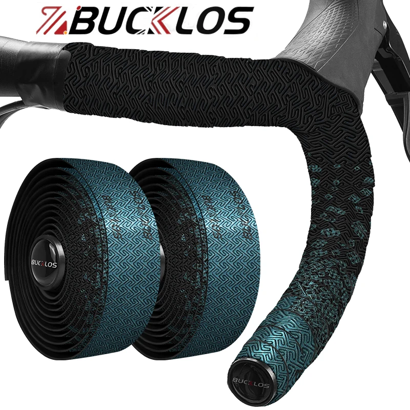BUCKLOS دراجة المقود أشرطة امتصاص الصدمات مريحة الدراجات المقود الشريط الطريق دراجة قطرة شريط الشريط الطريق دراجة أجزاء