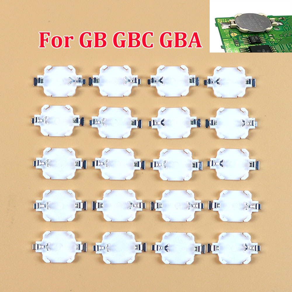 10/20 قطعة حامل بطارية CR1616 لـ Gameboy لبطاقة ألعاب GB GBC GBA
