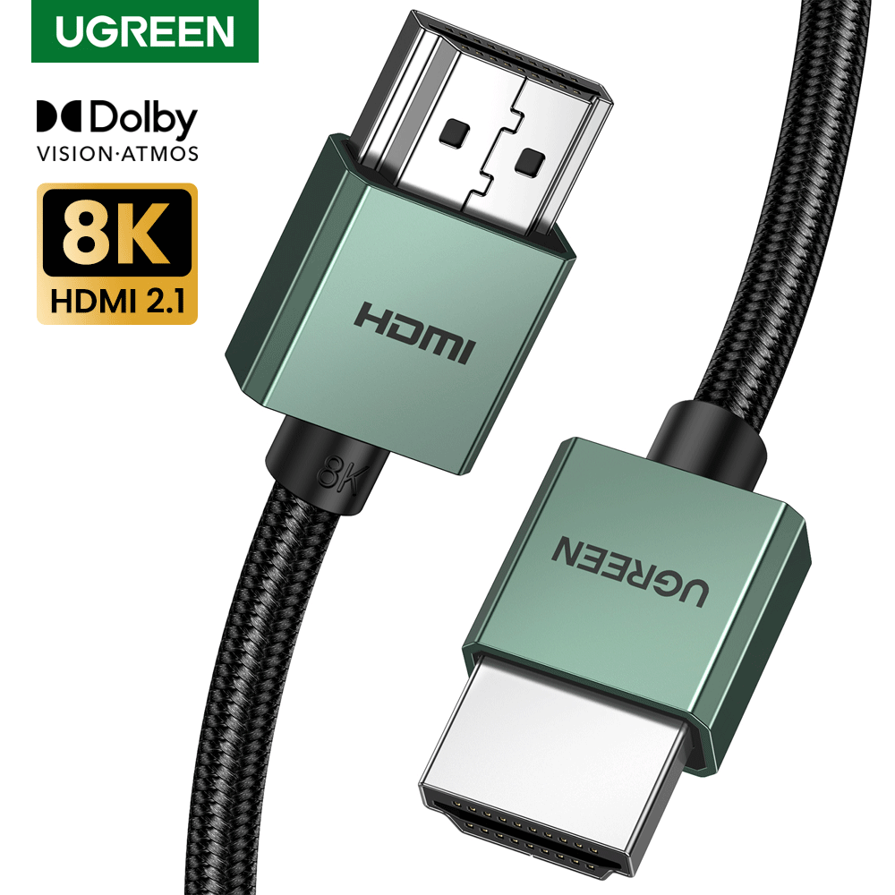 UGREEN HDMI-متوافق كابل 8K/60Hz كابلات الفيديو للتلفزيون شاومي صندوق الخائن الجلاد ثلاثية الأبعاد HDCP أجهزة الكمبيوتر المحمولة يعرض الحبل