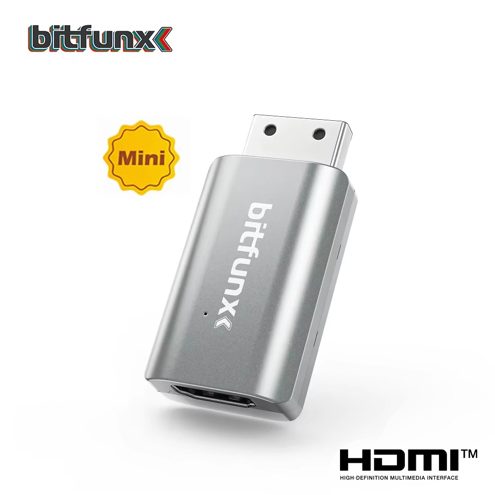 Bitfunx DC VGA إلى HDMI ™   محول إصدار صغير محول صوت فيديو عالي الدقة لوحدة تحكم ألعاب DreamCast جميع الإصدارات