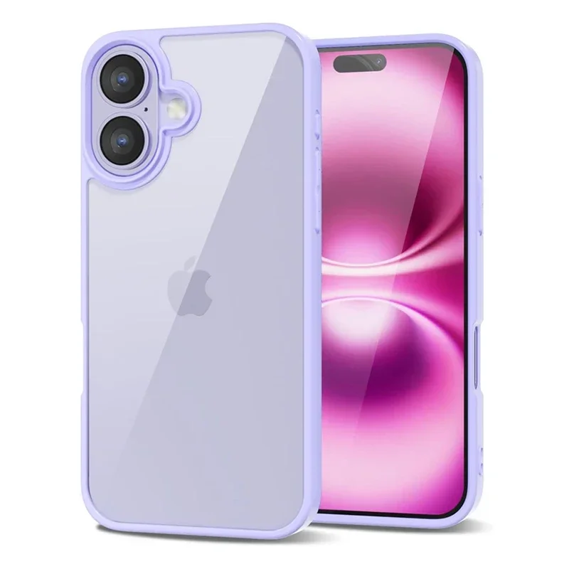 حافظة لهاتف آيفون 17 16 15 14 13 12 11 Pro Max X XS XR 8 7Plus غطاء خلفي شفاف مقاوم للصدمات