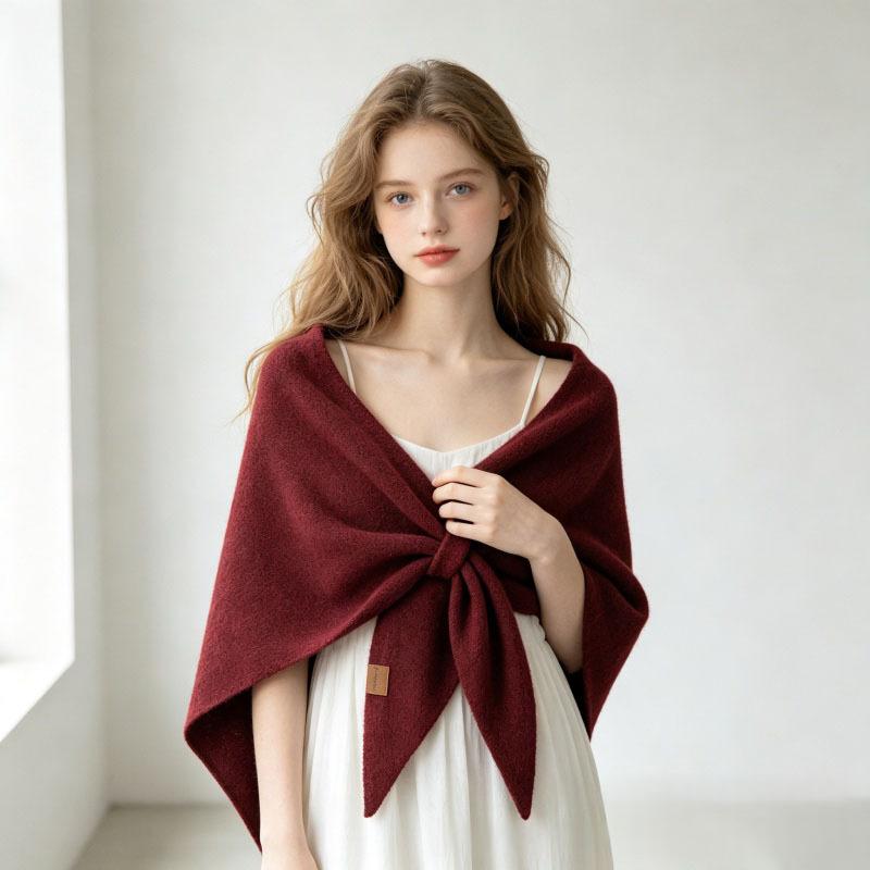 shawl منصوف كبير على شكل مثلث