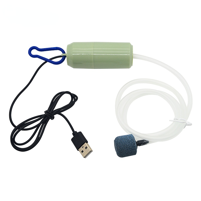 مضخة هواء USB للأحواض السمكية، ضاغط هواء محمول صغير للأحواض، جهاز تهوية الأكسجين، ملحقات أحواض السمك 5 فولت