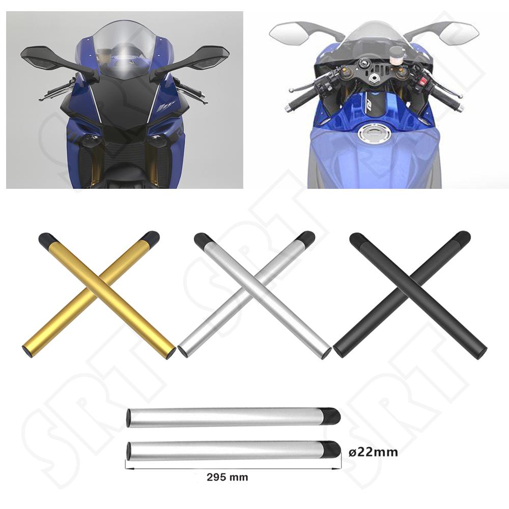 يناسب ياماها YZF R1 R6 R7 R3 R15 YZF-R1 R1M R1S YZF-R6 R6S دراجة نارية مقابض مقسمة مقابض أنابيب بديلة 22 مم
